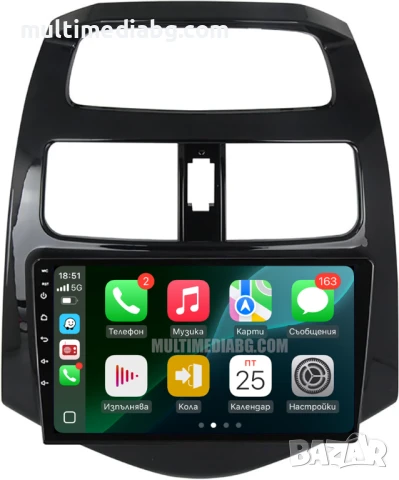 Chevrolet Spark Matiz Beat Creative 2010-2014 Мултимедия Навигация