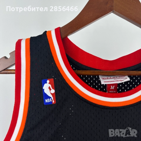 Мъжки потник Mitchell&Ness Dwyane Wade Miami Heat season 2013 размер XL, снимка 5 - Тениски - 52313832