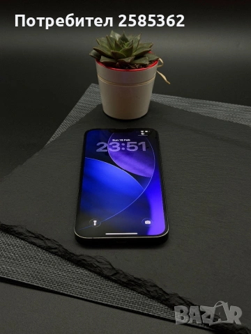 iPhone 13 Pro Max 256 GB Graphite / 100% Батерия / Перфектен технически, снимка 2 - Apple iPhone - 53557125