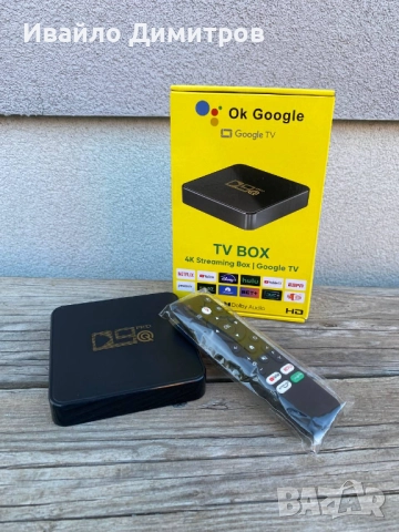 Google Android TV Box ТВ БОКС – 4K Streaming | Google TV, снимка 2 - Приемници и антени - 52388928