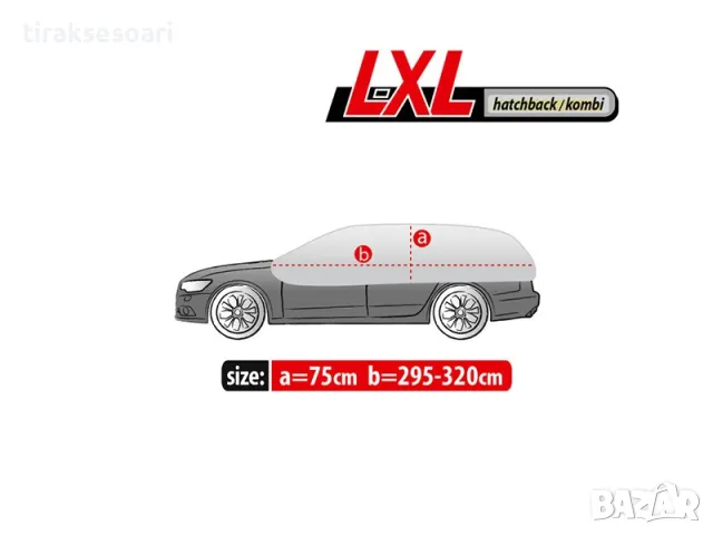 Kegel LUX Висок клас Покривало за таван прозорци за хечбек комби L XL, снимка 3 - Аксесоари и консумативи - 49339777