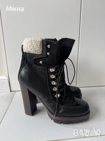 Дамски боти на висок ток, снимка 4 - Дамски боти - 50321084