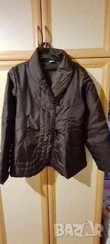 Кафяво дамско яке