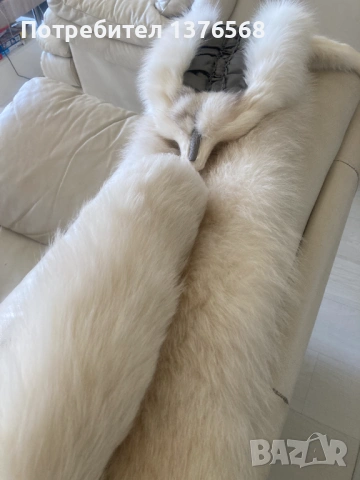 яка/кожа от сребърна лисица, снимка 5 - Шалове - 53734204