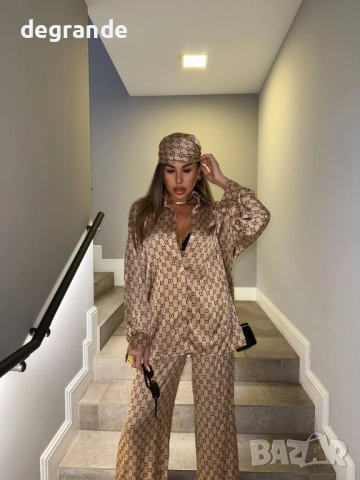 Луксозен сатенен комплект Gucci 