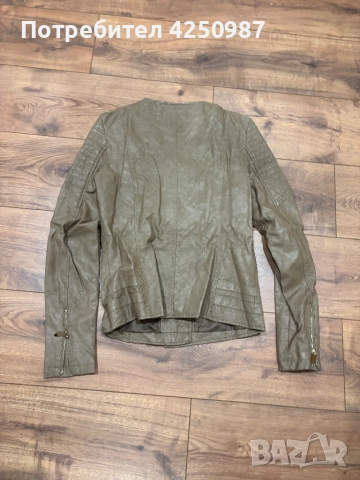 Дамско кожено яке, снимка 2 - Якета - 52124452