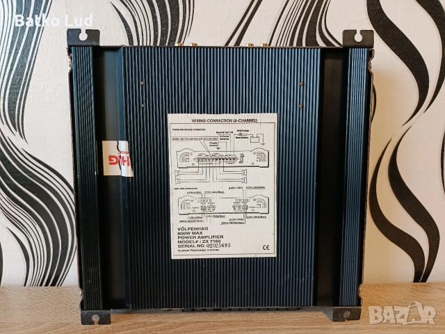 Усилвател Volfenhag ZX 7160, снимка 9 - Ресийвъри, усилватели, смесителни пултове - 53829685