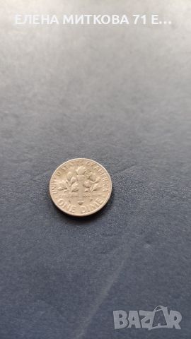 Монета от 1 дайм САЩ 1965 г, снимка 1 - Нумизматика и бонистика - 45651910