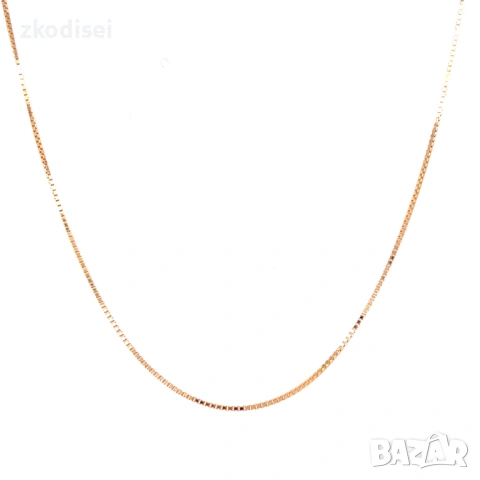 Златен синджир 2,02гр. 40,0см. 14кр. проба:585 модел:37717-4, снимка 2 - Колиета, медальони, синджири - 53826775