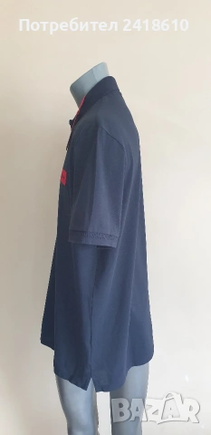Hugo Boss HUGO Dareso222 Pique Pima Cotton Slim Fit Mens Size 2XL НОВО! ОРИГИНАЛ Мъжка Тениска!, снимка 12 - Тениски - 54022541