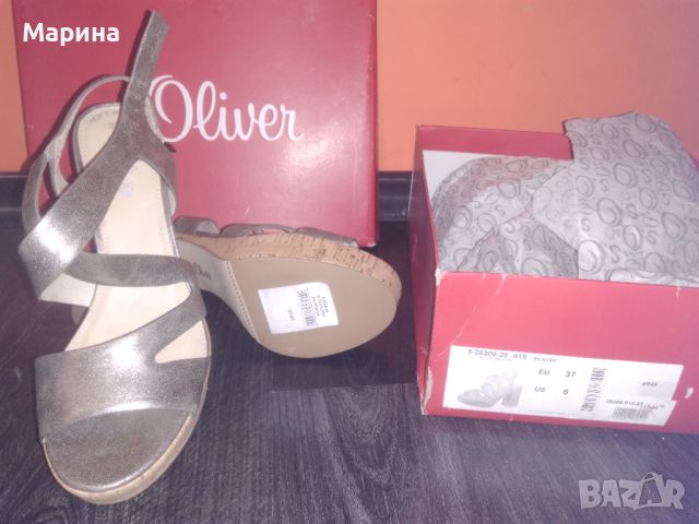 Нови сандали s.Oliver, 37 номер, снимка 2 - Сандали - 45167933