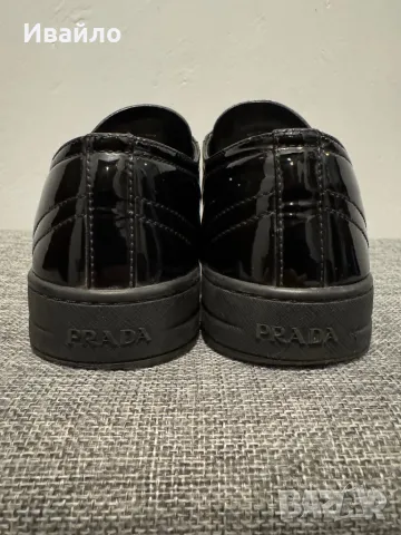 Prada Sports Black Patent Leather Lace., снимка 3 - Дамски ежедневни обувки - 48889167