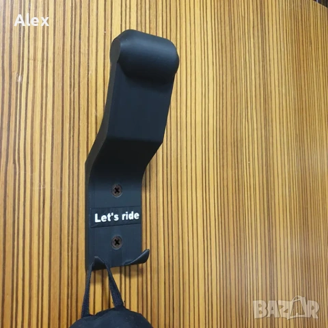 Стойка за каска, закачалка за каска с допълнителна малка кука, снимка 4 - Аксесоари и консумативи - 54015773