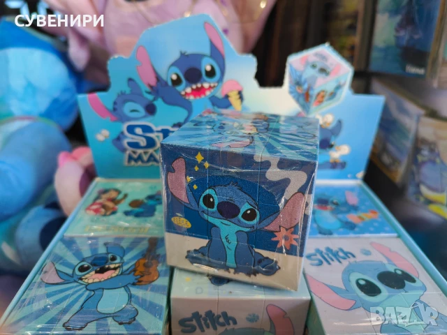 Кубче Рубик на Стич, снимка 2 - Образователни игри - 51365303