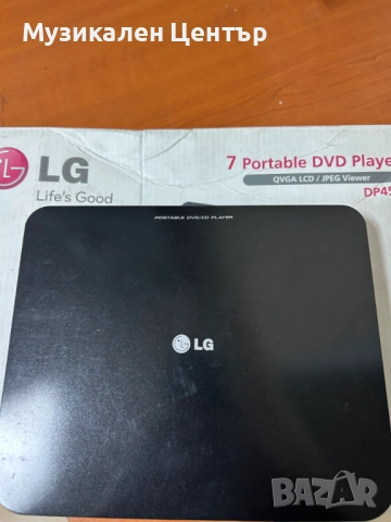 LG 7 Portable DvD player DP450 БЕЗ ЗАХРАНВАНЕ, снимка 3 - Плейъри, домашно кино, прожектори - 51491570