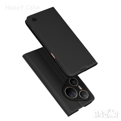 Huawei Pura 80 Pro / 80 Ultra / VELVET BOOK Кожен калъф кейс тип тефтер