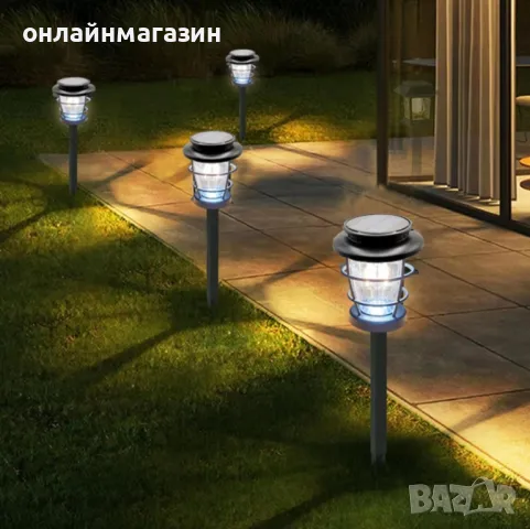 Соларна сензорна лампа с LED осветление Hop-8818F, снимка 3 - Соларни лампи - 49596887