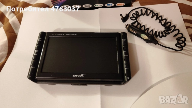 TFT телевизор 9 инча Diva, снимка 9 - Телевизори - 53849529