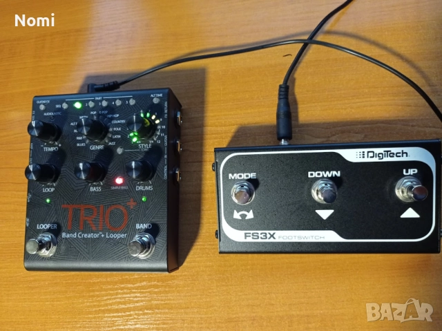 Digitech TRIO+ / Digitech FS3X Jam Man Expander Футсуич