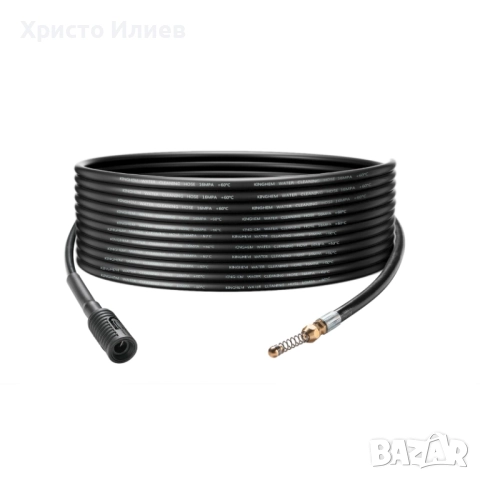 Маркуч за водоструйка за отпушване на канали с дюза 10метра