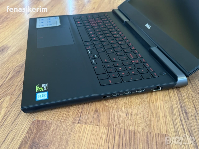 15.6' 4K UHD i7-7700HQ DELL Gaming 7567  8GB DDR4/128GB SSD+500GB/GTX 1050 Ti 4GB/Подсветка/Бат 3ч, снимка 12 - Лаптопи за игри - 53333627