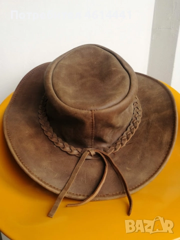 краварска шапка от естествена дебела кожа, снимка 6 - Екипировка - 52183771