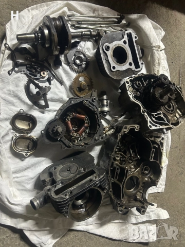 Двигател за Yamaha SR 125 1997, снимка 8 - Мотоциклети и мототехника - 52463889