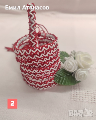 Мъжки мартеници от макраме с пристягане, снимка 2 - Други - 52041766