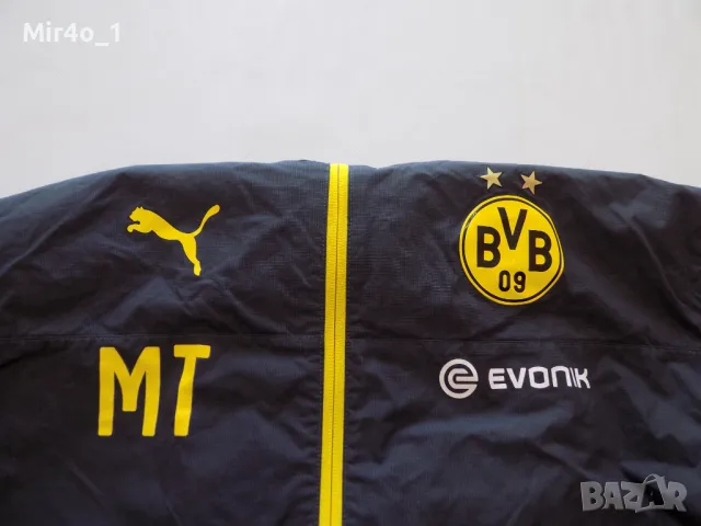 горнище borussia dortmund puma яке суитчър блуза фанела мъжко футболно спорт оригинал L, снимка 4 - Спортни дрехи, екипи - 47816194