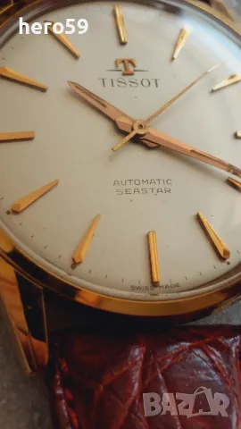 Мъжки часовник Тисот автоматичен(Tisot automatic)1960 година,отлично състояние, снимка 7 - Мъжки - 50092531