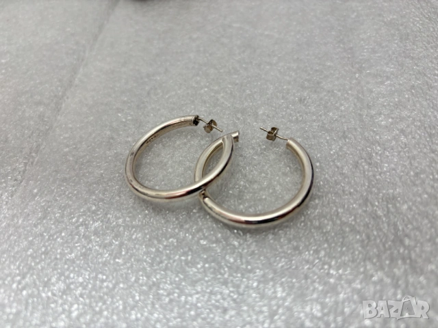 Сребърни Обеци (проба 925)-6,38 грама, снимка 4 - Обеци - 53518788