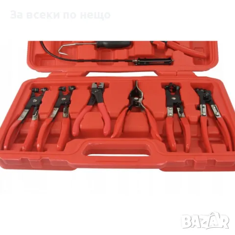 Комплект клещи за скоби за водни съединения 9 части Mar–Pol, снимка 2 - Клещи - 50360955