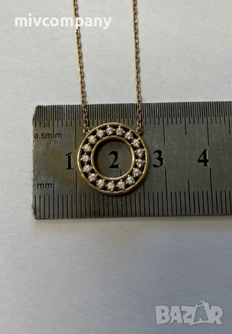 Златно колие 4.14гр.47см., снимка 4 - Колиета, медальони, синджири - 53075064