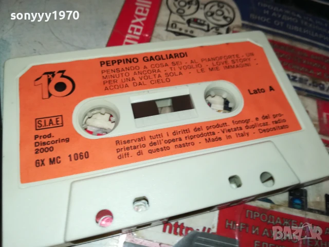 PEPPINO GAGLIARDI-ORIGINAL TAPE ВНОС ITALY 1906251154, снимка 2 - Аудио касети - 50722399