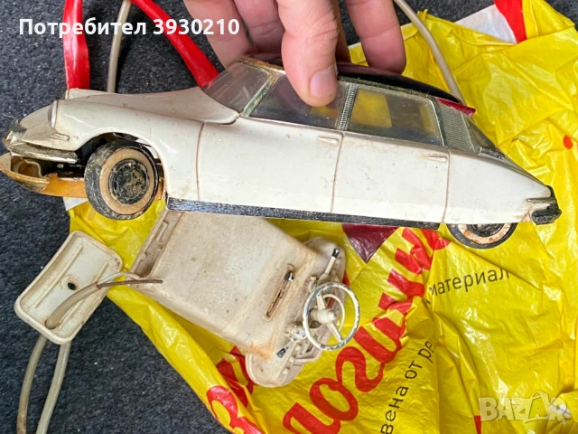 Рядка антикварна играчка — Citroën DS 19, снимка 10 - Други - 53416711