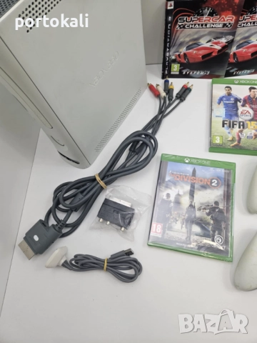 Xbox 360 конзола джойстици игри кабели, снимка 5 - Xbox конзоли - 52534446
