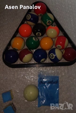 Топки за билярд  снукър, снимка 2 - Други спортове - 50172595