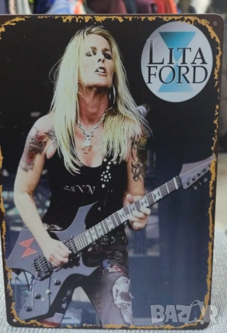 Lita Ford-метална табела(плакет)