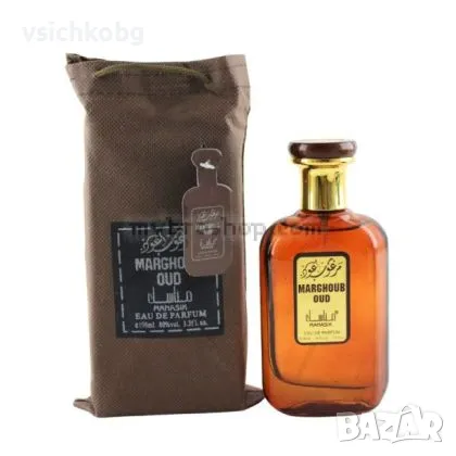 Луксозен парфюм Marghoub Oud от MANASIK 100ml Агарово дърво (Oud), Мускус, снимка 1 - Унисекс парфюми - 46955291