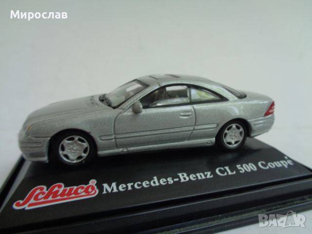 1:72 SCHUCO MERCEDES BENZ CL 500 COUPE КОЛИЧКА МОДЕЛ ИГРАЧКА, снимка 4 - Колекции - 46112398