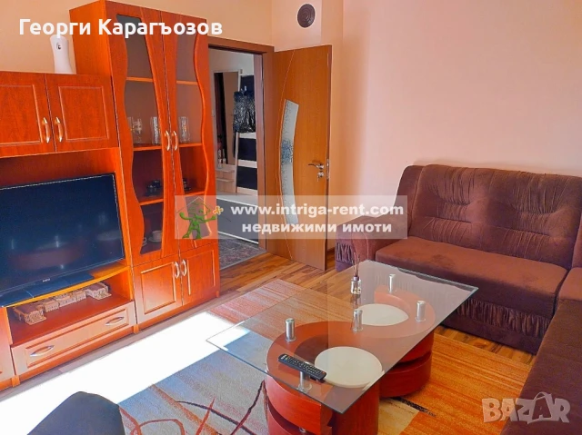 №3540 Южен, двустаен, обзаведен апартамент под наем в квартал Македонски, Хасково., снимка 1