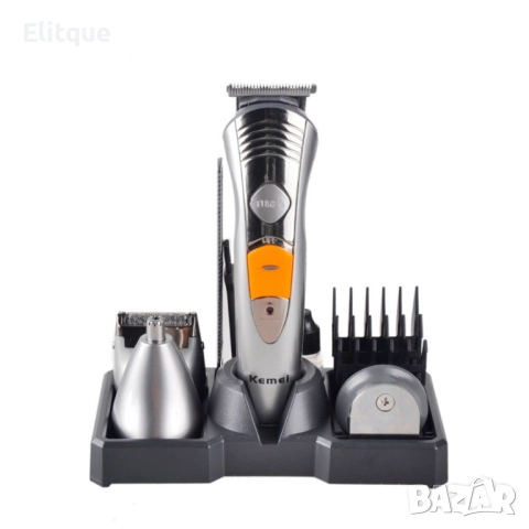 Машинка за подстригване Kemei - 7 функции акумулаторна SHAV46, снимка 4 - Тримери - 52806830