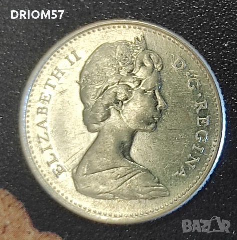 Монета Канада - 1 бр. [1968], снимка 2 - Нумизматика и бонистика - 53336306