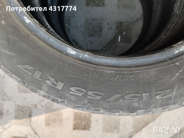 гуми 215/55 R17 - 20 евро брой, снимка 8 - Гуми и джанти - 53471269