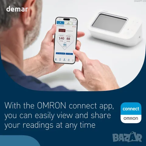 OMRON X7 Smart AFib Апарат за кръвно налягане (22-42 см), снимка 5 - Други - 46992848