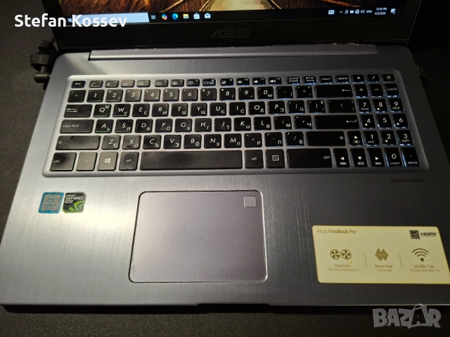 ASUS VivoBook i7 / 16GB RAM / GTX 1050 / IPS FHD, снимка 4 - Лаптопи за игри - 54114707