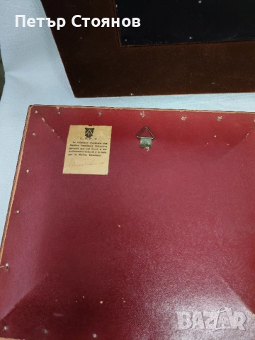 Комплект от три френски миниатюри LIMOGES, снимка 11 - Картини - 52072673