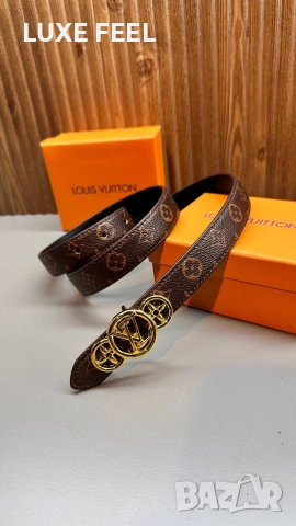 Louis Vuitton ⚜️ Естествена Кожа , снимка 6 - Колани - 53323471