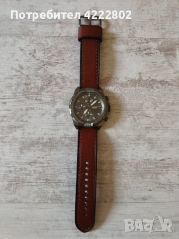 Нов часовник Fossil с естествена кожена каишка , снимка 2 - Мъжки - 50610803