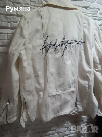 Яке Asoss,деним,с апликация Yoghi Yamamoto, снимка 2 - Якета - 53984844